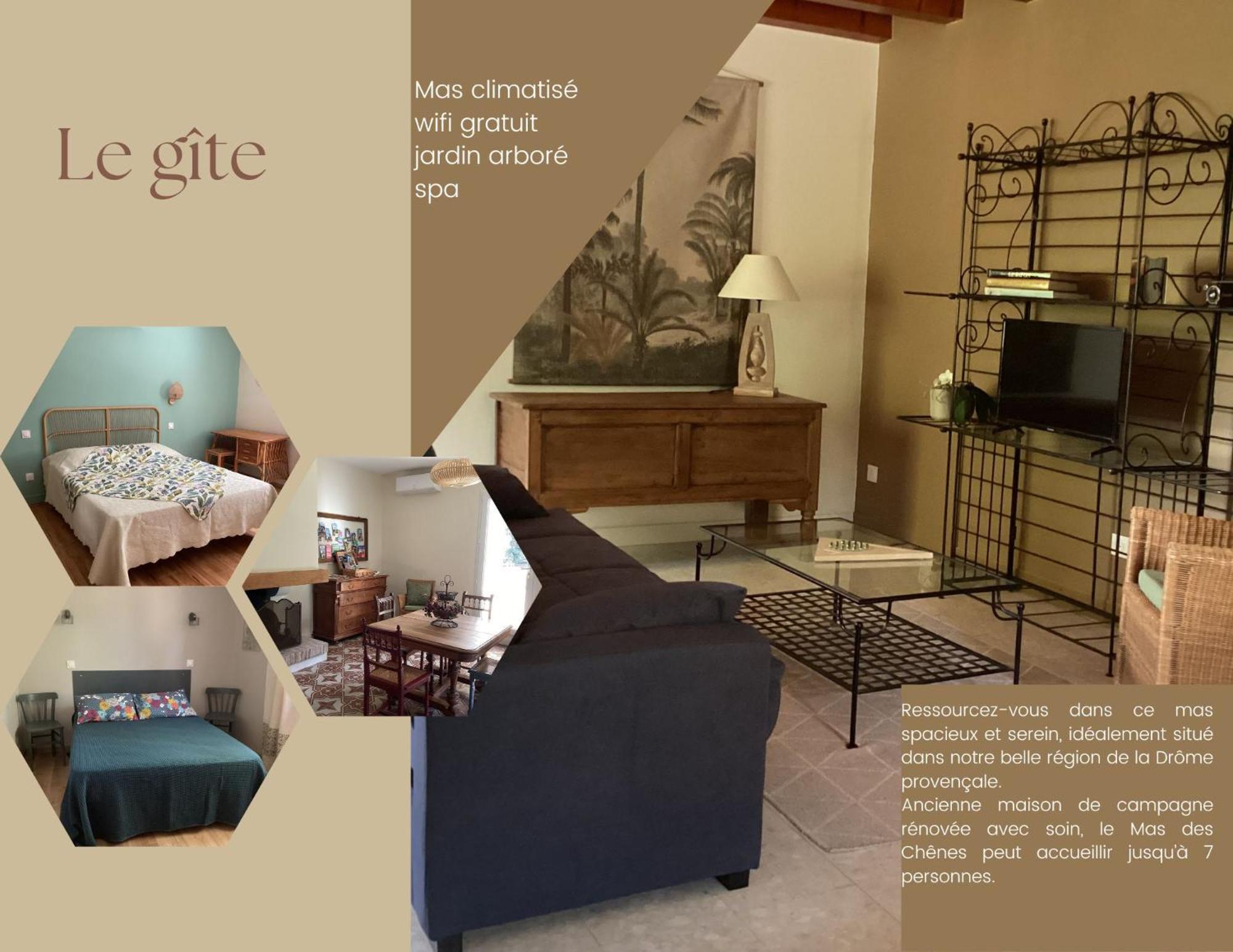 Villa Au Mas Des Chenes à La Baume-de-Transit Extérieur photo